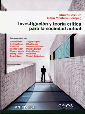 cover image of Investigación y teoría crítica para la sociedad actual